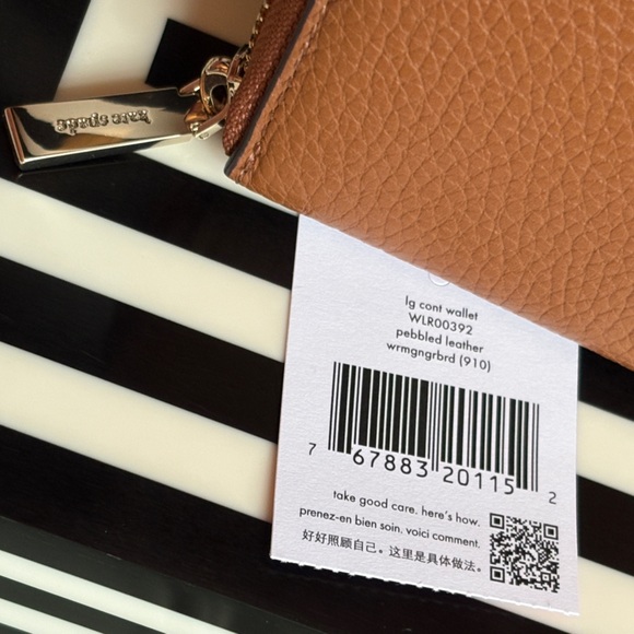 Kate Spade Leila Large Continental Wallet Warm Gingerbread NWT - Picture 11 of 13